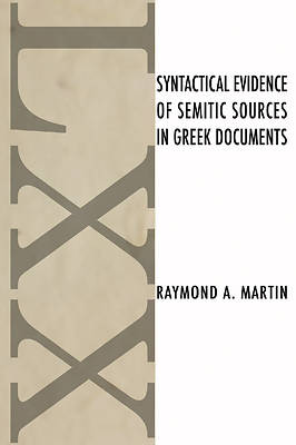 Picture of Syntactical Evidence of Semitic Sources in Greek Documents