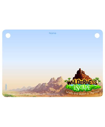 Picture of Vacation Bible School (VBS) 2020 Wilderness Escape Name Badges (pkg. of 10)