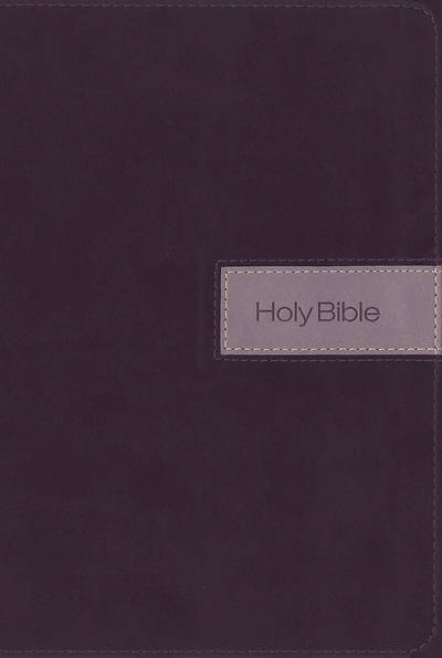 Picture of NIV, Gift Bible, Imitation Leather, Black/Gray, Indexed, Red Letter Edition (Special)