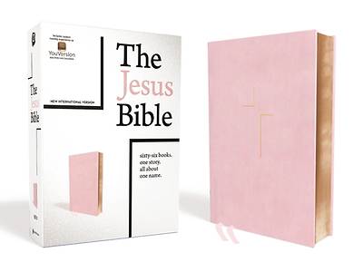 Picture of The Jesus Bible, NIV Edition, Imitation Leather, Pink
