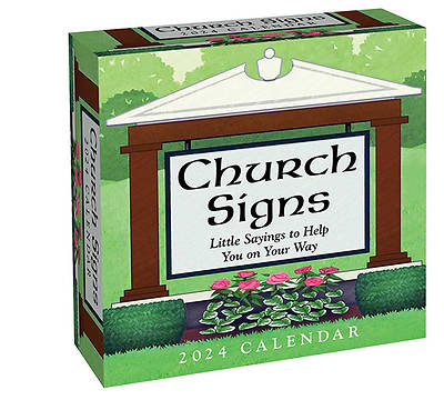 Picture of Church Signs 2024 Day-To-Day Calendar