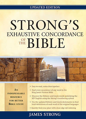 Picture of Strong's Exhaustive Concordance to the Bible