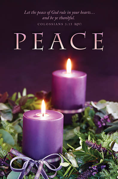 Picture of Peace Let the Peace of God Advent Bulletin