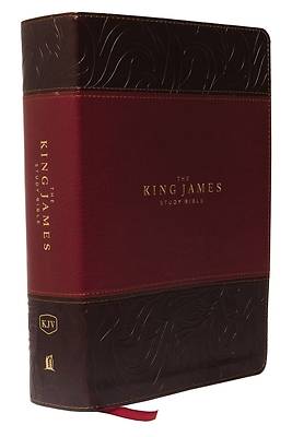 Picture of The King James Study Bible, Imitation Leather, Burgundy, Full-Color Edition
