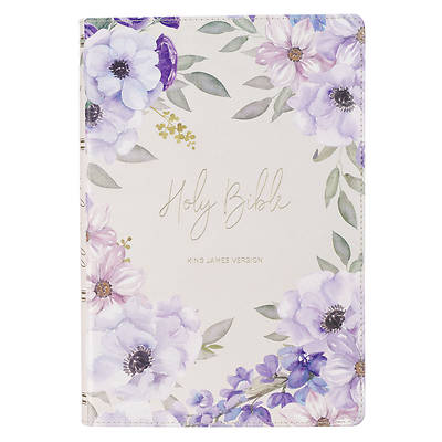 Picture of KJV Bible Giant Print Full-Size Faux Leather Floral