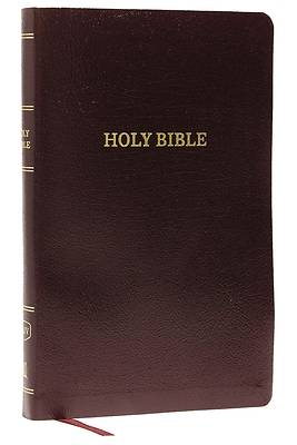 Picture of KJV, Thinline Reference Bible, Bonded Leather, Burgundy, Indexed, Red Letter Edition