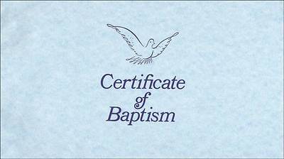 Picture of Certificate of Baptism Package of 26