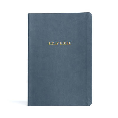 Picture of KJV Large Print Thinline Bible, Value Edition, Slate Leathertouch