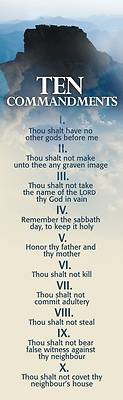 Picture of Ten Commandments - Mt. Sinai Bookmark