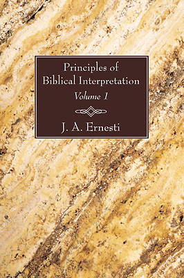 Picture of Principles of Biblical Interpretation, 2 Volumes