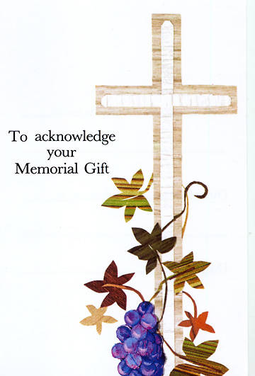 Picture of Memory Gift Memorial Card (package of 25)