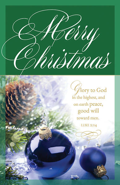 Picture of Glory to God Christmas Regular Size Bulletin
