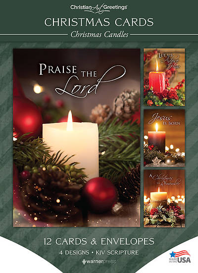 Picture of Christmas Candle Asst Box Cards