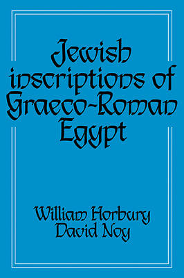 Picture of Jewish Inscriptions of Graeco-Roman Egypt