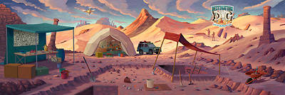 Picture of Vacation Bible School VBS 2021 Destination Dig Unearthing the Truth About Jesus Super Duper Sized Backdrop