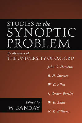 Picture of Studies in the Synoptic Problem