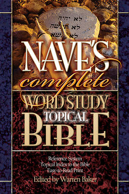 Picture of Nave's Complete Word Study Topical Bible-King James Version