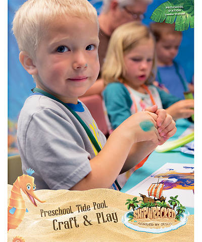 Picture of Vacation Bible School (VBS) 2018 Shipwrecked Preschool Craft and Play Leader Manual