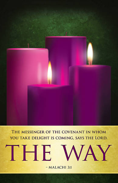 Picture of The Way Advent Candles Sunday 2 Bulletin (Pkg of 50)