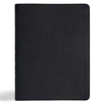 Picture of CSB Men of Character Bible, Revised and Updated, Black Genuine Leather, Indexed