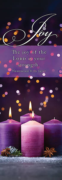 Banner Joy of the Lord Advent 2 x 6 Vinyl