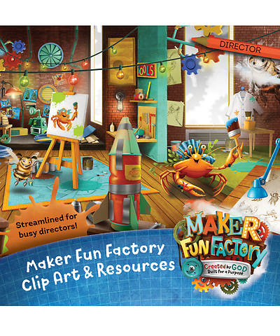 Picture of Vacation Bible School (VBS) 2017 Maker Fun Factory Clip Art & Resources CD