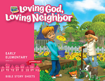 Picture of Deep Blue Connects Early Elementary Bible Story Sheets Summer 2020