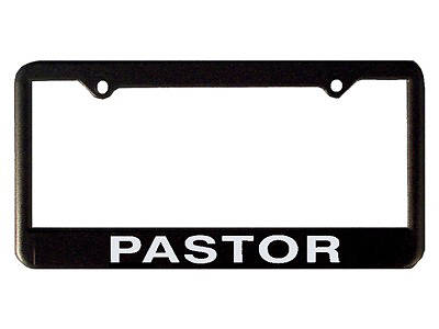 Picture of Pastor Auto Tag Frame