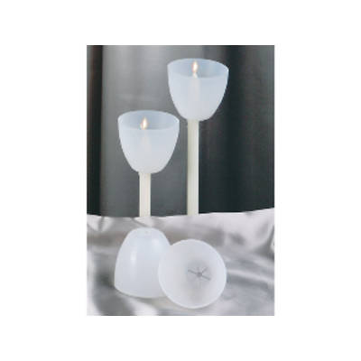 Picture of Reusable Candle Holders Frosted Package 25