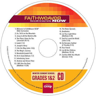 Picture of FaithWeaver Now Grade 1-2 CD Winter 2022-2023