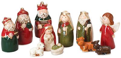 Picture of Dolomite Nativity 4" (11 Pieces)