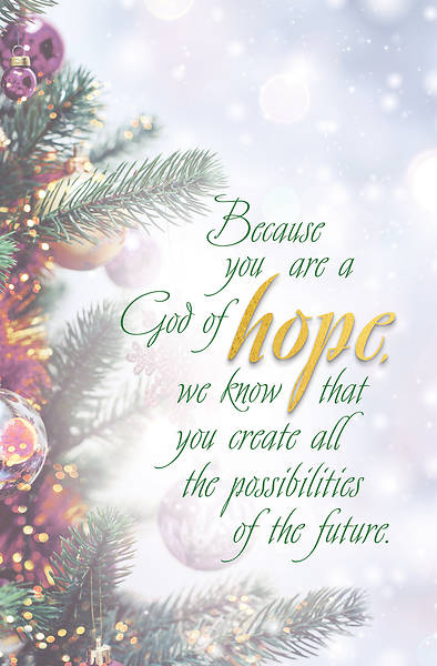 Picture of Hope Advent Christmas Tree Bulletin (Pkg of 50)