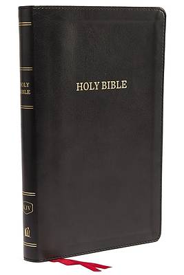 Picture of KJV, Deluxe Thinline Reference Bible, Imitation Leather, Black, Red Letter Edition