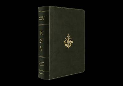 Picture of ESV Study Bible, Large Print (Trutone, Olive, Branch Design)
