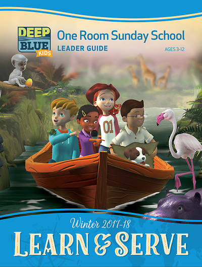 Picture of Deep Blue Kids Learn & Serve One Room Sunday School Extra Leader Guide Download Winter 2017-18
