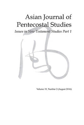 Picture of Asian Journal of Pentecostal Studies, Volume 19, Number 2