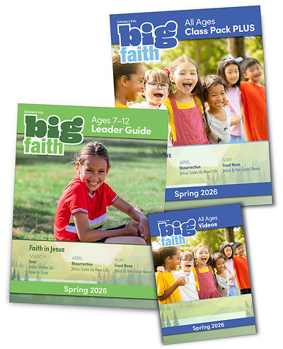 Picture of Cokesbury Kids Big Faith Spring 2026 Leader Kit Ages 7-12 - Digital Kit Download