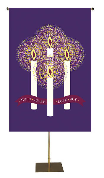 Picture of Advent Candle Banner