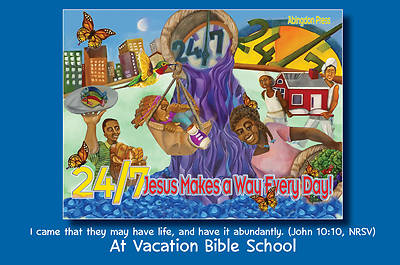 Picture of Vacation Bible School (VBS) 2018 24/7 Invitation Postcards (Pkg of 24)