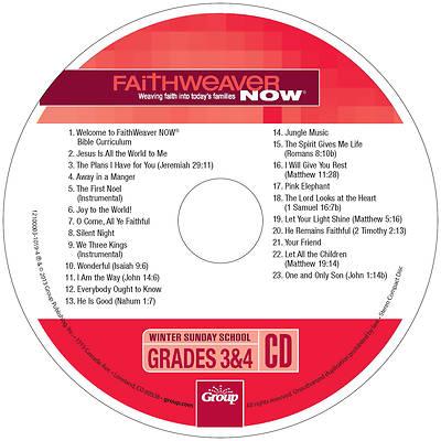 Picture of FaithWeaver Now Grade 3-4 CD Winter 2022-2023