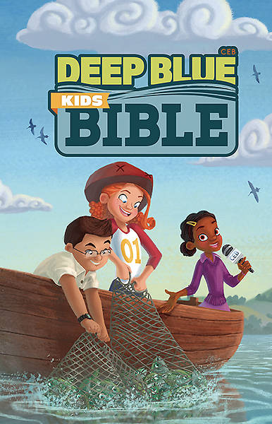 Picture of CEB Deep Blue Kids Bible Bright Sky Paperback