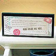 Picture of God Gave Me You Mini Plaque