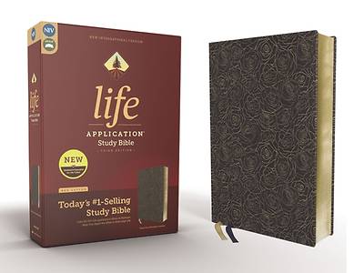 Picture of NIV Life Application Study Bible, Third Edition--Bonded Leather, Navy