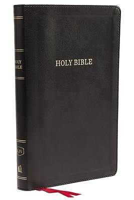 Picture of KJV, Deluxe Thinline Reference Bible, Imitation Leather, Black, Indexed, Red Letter Edition
