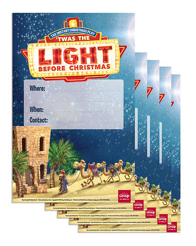 Picture of Twas the Light Before Christmas Publicity Posters 5 Pack