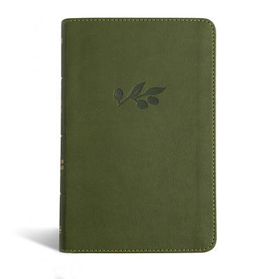 Picture of NASB Personal Size Bible, Olive Leathertouch