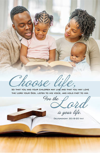 Picture of Choose Life Regular Size Bulletin
