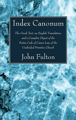 Picture of Index Canonum