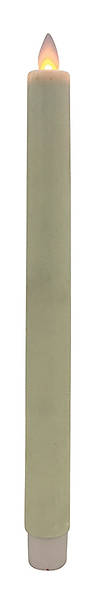 Picture of Mystique Moving Flame 10" Ivory Flameless Taper Candle