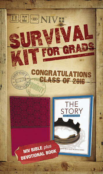 Picture of 2016 Survival Kit for Grads, NIV- Pink